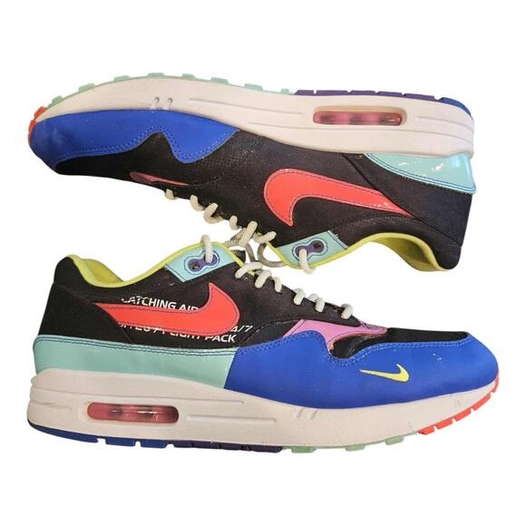 Nike Air Max 1 Parachute Running Shoes CU4713-001 Men’s Sz 11.5 - Picture 1 of 6